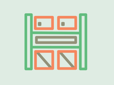 Storage Icon business icon illustration infographic line vector