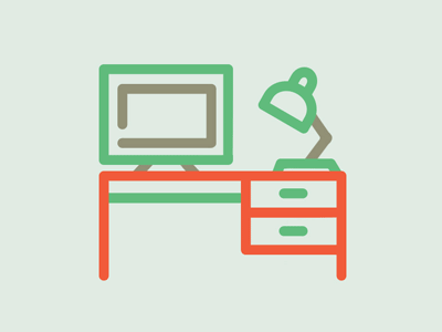Office Desk Icon animation by Happening Studio on Dribbble