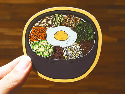 Bibimbap sticker