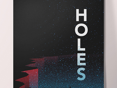Movie Poster for sci-fi short »Holes« graphic design illustration movies poster design