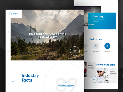 Neoxis website by Jason Gagnon on Dribbble