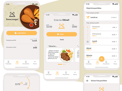 Nutri Plan mobile app fitness app health app mobile app ui ux design