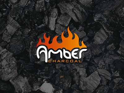 "Amber Charcoal" Logo Design abstract abstract logo brand branding charcoal logo design emblem exclusive logo design fire logo graphic design logo logo designe logodesign logotype motion graphics