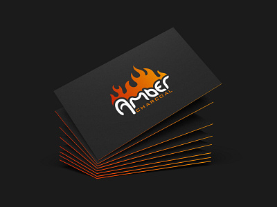 "Amber Charcoal" Logo Design