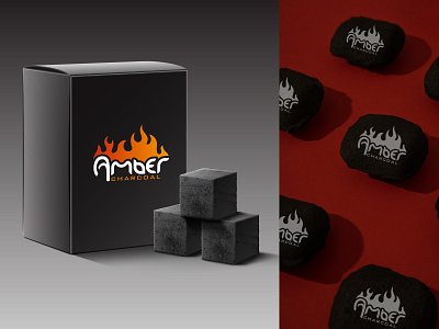 "Amber Charcoal" Logo Design