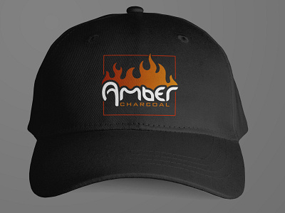 "Amber Charcoal" Logo Design 3d brand branding design graphic design hat logo logodesign logotype mockup
