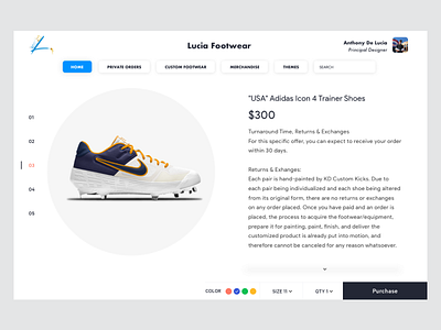 Web Product Page