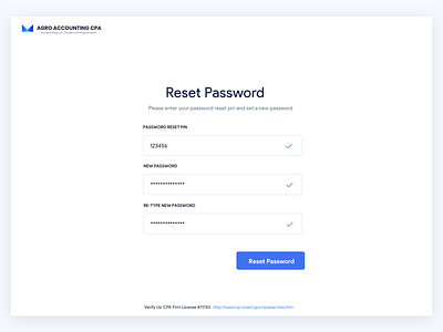 Reset accounting blue clean design illustration password reset reset password sketch ux web web design website white