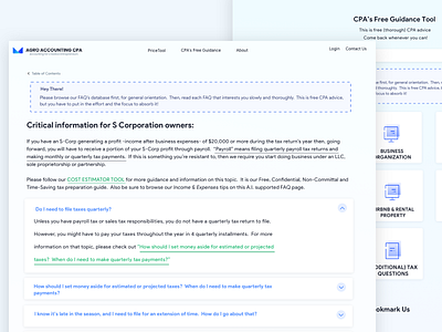 CPA Free Tax Guidance Tool