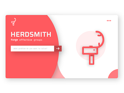 Herdsmith Landing Page landing logo ui