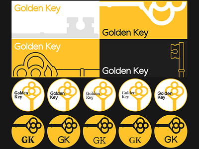 Golden Key Rebranding Social Media Assets