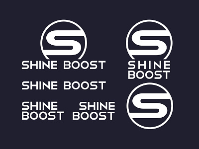 Shine Boost Logo Revamp branding figma graphic design illustration logo vector