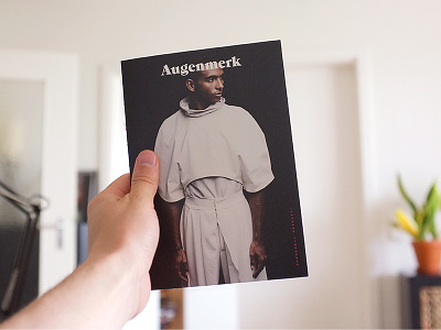 "Augenmerk" Lookbook black clean cover editorial fashion lookbook minimal photography print typo typography