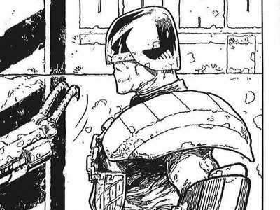 Judge Dredd comic dredd illustration judge