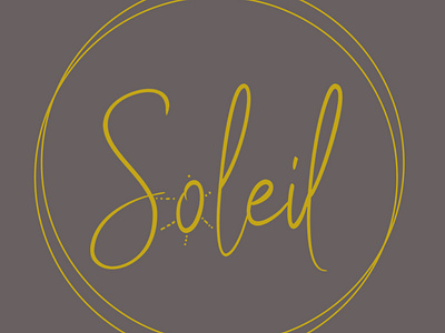 SOLEIL BRAND LOGO by Mary Rose Satorre on Dribbble