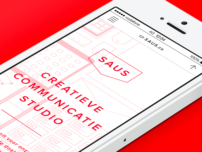 Saus.co (GIF) animation app design fluid ios ios7 iphone portfolio responsive retina web website