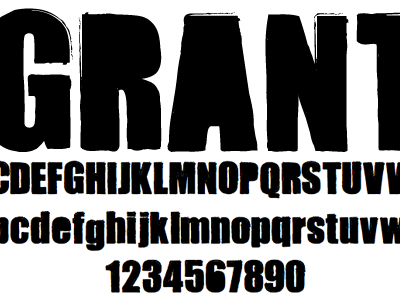 Free Font - Grant font free free font