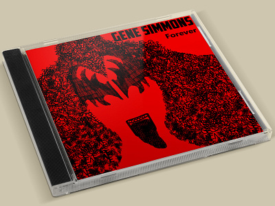 Gene Simmons Typographic CD cover cd cover graphic design typography