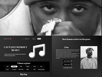 Listen Music Website