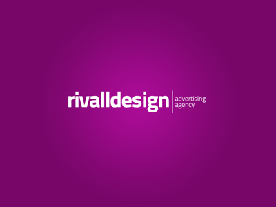 rivalldesign | advertising agency logotype