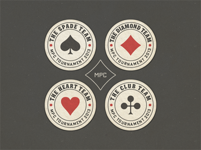 Poker Tournament Badges ... badge download freebie label lettering playing card symbols poker type typeface typo typography vector graphic