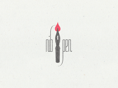 Nib Pen ... calligraphy illustration lettering logo mark pen type typeface typo typography