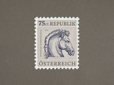 Postage Stamp ... grungy horse illustration lettering postage stamp type typo typogaphy vector graphic vector illustration