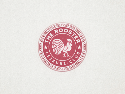 the rooster badge ...