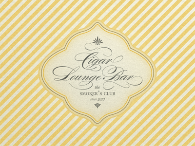 Cigar lounge sign ...