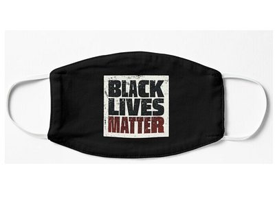 BLM III black live matters blm branding corona covid design grungy illustration lettering logo mask typography vector graphic