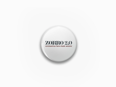 Zorro 2.0 ... apparel corona covid lettering mask typo typography