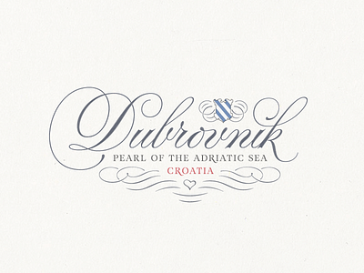 Dubrovnik ... croatia dubrovnik fancy lettering lettering type typo typography