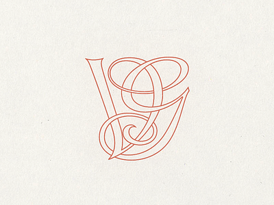 »VG« Monogram ... lettering mark monogram typo typography