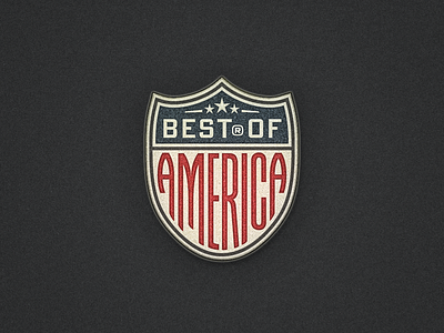 Best of America ... america badge lettering trade emblem type typo typography