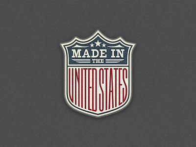 US Trade Emblem 06 Version II ... america badge lettering trade emblem type typo typography united states usa