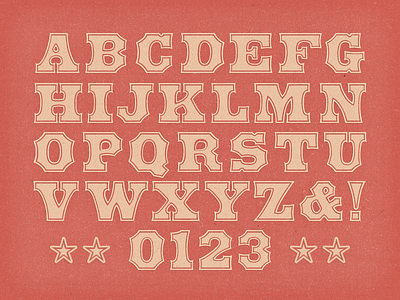 »Tuscan« Wood Type ... font tuscan type typography vector wood type