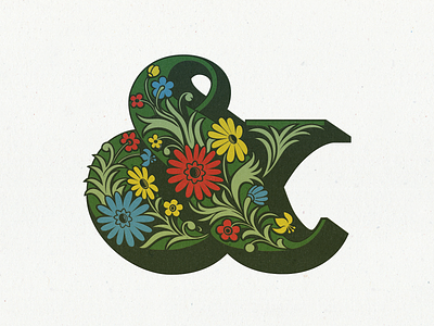 Spring Desires ... ampersand covid illustration lettering quarantine spring springtime typo typography vector graphic