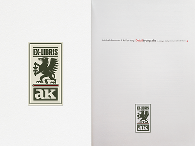 My New Ex Libris ... ex libris illustration lettering logo mark typo typography vector graphic