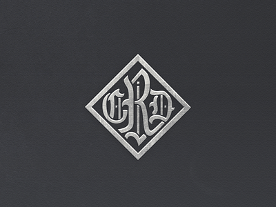 »CDR« Monogram ... custom lettering logo mark monogram typo typography