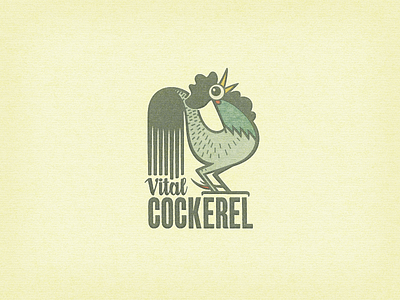 Cockerel ... brand cockerel freebie lettering logo rooster type typo typography vector graphic