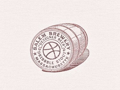 Dribbble Stout ... beer lettering type typo typography vector graphic
