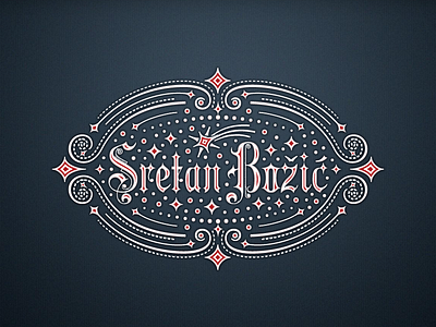 Ornamental Typo ... christmas fancy lettering ornamental type typo typography vector graphic