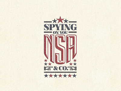 Spying On You ... badge download freebie lettering nsa pointers sticker type typo typography vector graphic