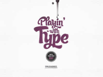 Playin’ with Type fancy lettering lettering type typeface typo typography