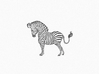 Little Zebra ... illustration line art stencil vector graphic zebra