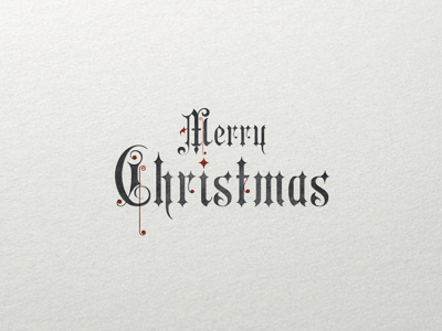 Merry Christmas fancy lettering lettering type typeface typo typography