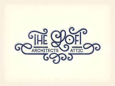 The Loft ... lettering logo sign type typo typography vector graphic