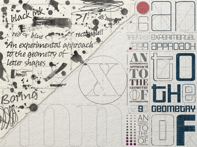 Chaos And Order .. experimental typography grungy lettering type typeface typo typography