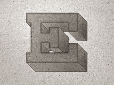 Block Letter »E« ...