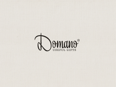 »Domano« Wordmark lettering logo logotype type typeface typo typography wordmark